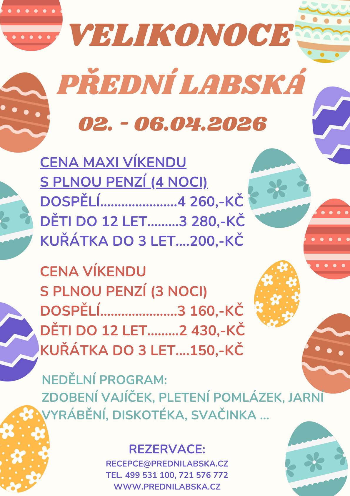 Velikonoce 2026